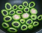 豆腐とひき肉でヘルシー☆ゴーヤの肉詰め作り方4写真