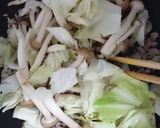 キャベツとひき肉の豆乳スープ作り方4写真
