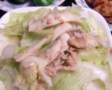 ツナ缶汁で味付けエリンギとレタスのサラダ作り方4写真