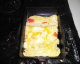 お弁当に！塩トマトとチーズ入りの卵焼き作り方3写真