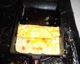 お弁当に！塩トマトとチーズ入りの卵焼き作り方4写真