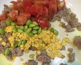 ☆トマトに枝豆！夏野菜の豆乳スープパスタ作り方6写真