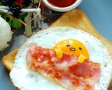 朝食に簡単！サンリオ「ぐでたま」トースト作り方4写真