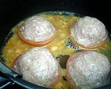 旨みがジュワッ♪ひき肉詰めトマト煮込み作り方5写真