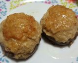 梅だれで頂く!!柔ら〜か♡椎茸の肉詰め♡作り方7写真