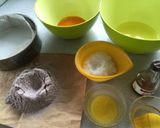 フルーツ☆チョコレートケーキ作り方1写真