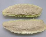 白ゴーヤの肉詰めごま焼き作り方3写真