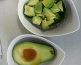 ごま油 塩 アボカド作り方1写真