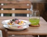 野菜とチーズのシンプルサラダごはん作り方3写真