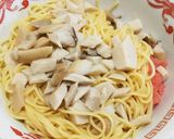 うま❕エリンギとたらこのかさ増しパスタ♥作り方5写真