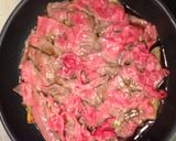 フライパンで牛肉と茄子の柳川風☆作り方8写真
