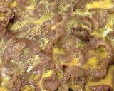 フライパンで牛肉と茄子の柳川風☆作り方9写真