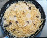 別茹で生クリ不要！たらこクリームパスタ♡作り方6写真