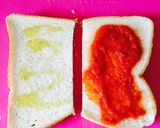 朝食シリーズ★マルゲリータ風ホットサンド作り方1写真