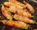 お弁当にオクラの豚肉巻き☆冷凍保存作り方4写真