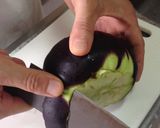 長岡巾着なすの蒸しなすと冷やし茶漬け作り方1写真