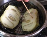 長岡巾着なすの蒸しなすと冷やし茶漬け作り方3写真