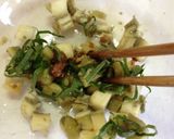 長岡巾着なすの蒸しなすと冷やし茶漬け作り方6写真