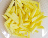 簡単☆ジャガイモの胡麻生姜炒め作り方1写真