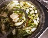 鳥もも肉と豆腐のお汁作り方5写真
