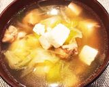 鳥もも肉と豆腐のお汁作り方6写真