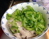 ゴーヤの豚しゃぶサラダ作り方4写真