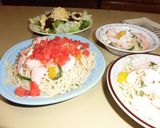 塩トマトソースで冷静パスタ作り方9写真