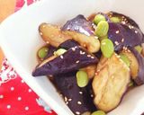 レンジで簡単☆茄子とピーマンの煮浸し。作り方6写真