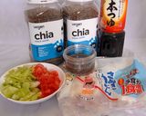 チアシードで夏バテ予防トマトサラダうどん作り方1写真