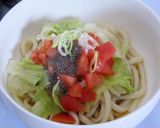 チアシードで夏バテ予防トマトサラダうどん作り方4写真