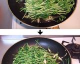簡単中華☆豆苗のニンニク炒め！作り方3写真