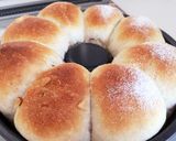 エンゼル型でふんわりモチモチちぎりパン作り方8写真