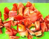 トマトとポン酢簡単和え物♥作り方1写真
