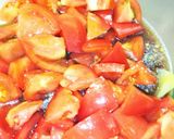 トマトとポン酢簡単和え物♥作り方3写真