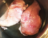【作り置き】蒸し茹で鶏むね肉作り方1写真
