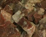 サイコロステーキ丼作り方1写真