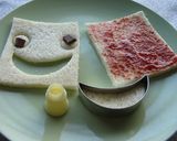 あなたのハートにキュン♡トースト～作り方2写真