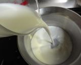 パパンで、イチゴミルク味の練乳　かき氷に作り方7写真