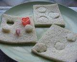 あなたのハートにキュン♡トースト～作り方4写真