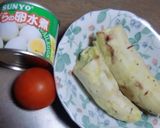 スイートポテトとトマトのアボカドココット作り方1写真