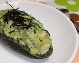たらもサラダ in アボカドココット作り方5写真
