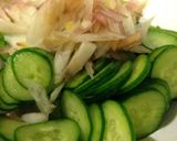 しらすの胡瓜と茗荷の梅おかか作り方1写真