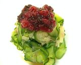 しらすの胡瓜と茗荷の梅おかか作り方3写真