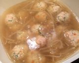 ＊梅しそ豆腐団子の満腹ヘルシースープ＊作り方6写真