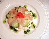 応用編　魚介の昆布茶で昆布締め　たたき作り方5写真