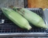 簡単ＢＢＱ！！とうもろこし丸焼き作り方1写真