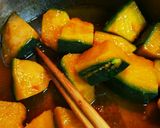 タイ風カボチャの煮物作り方4写真