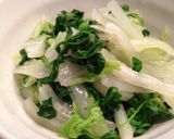 やさいの湯引き（ルッコラと白菜）作り方4写真