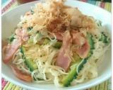 ランチに★甘味噌ゴーヤそうめんチャンプル作り方10写真