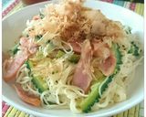 簡単ランチ☆ごま油香るそうめんチャンプル作り方19写真